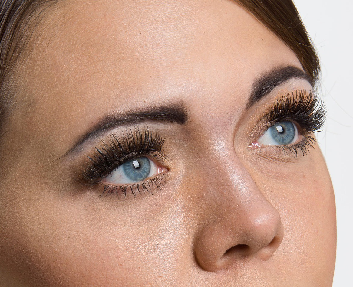 Close up of eye lashes