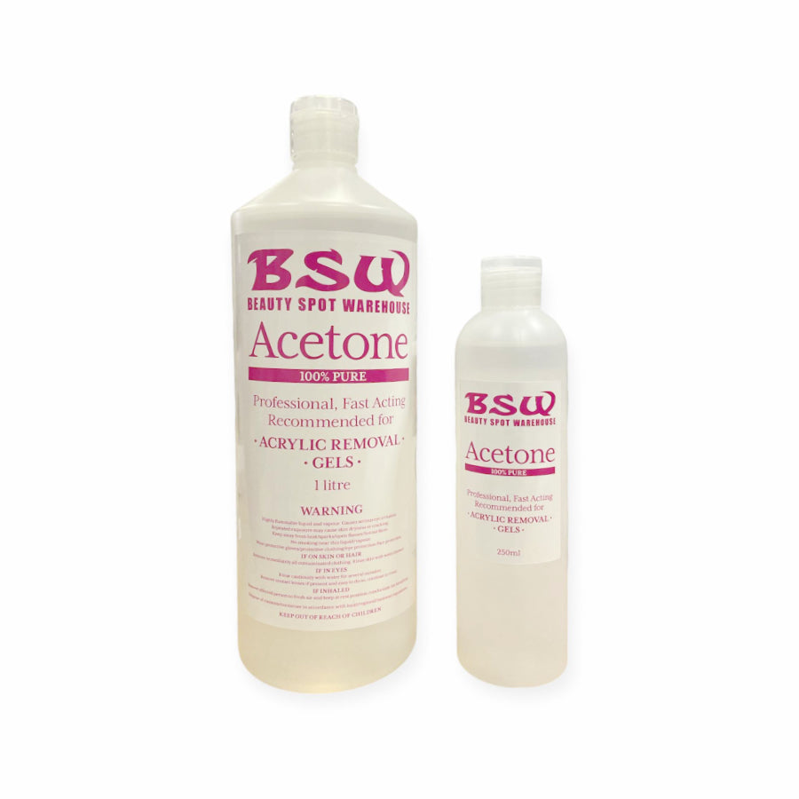 BSW Acetone 250ml & 1L Bottles