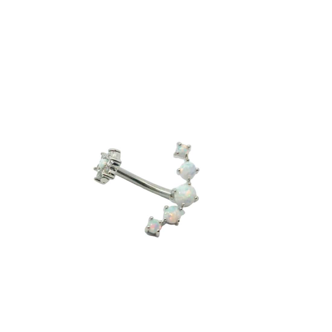 Gem Anchor Navel Bar