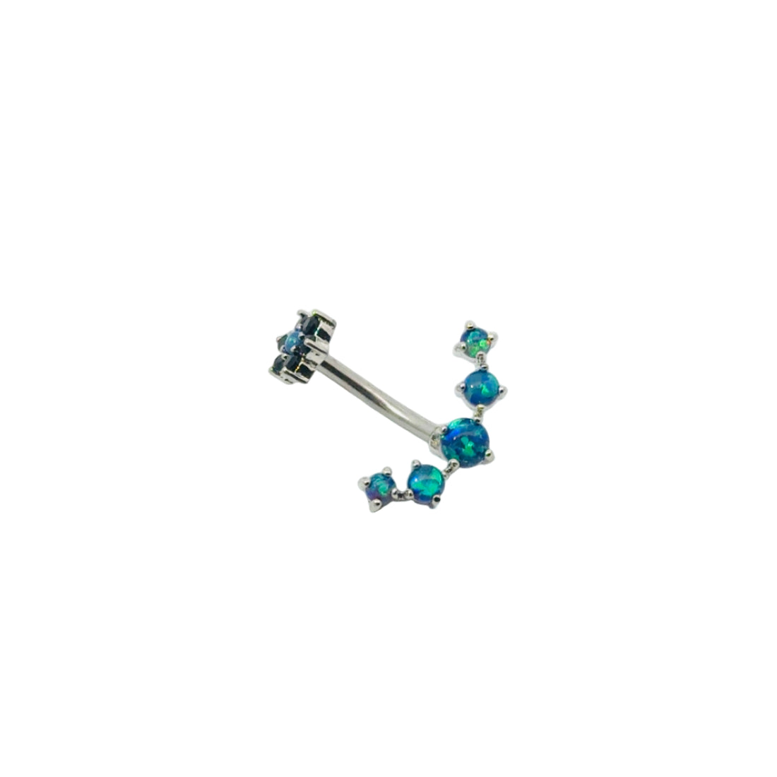 Gem Anchor Navel Bar