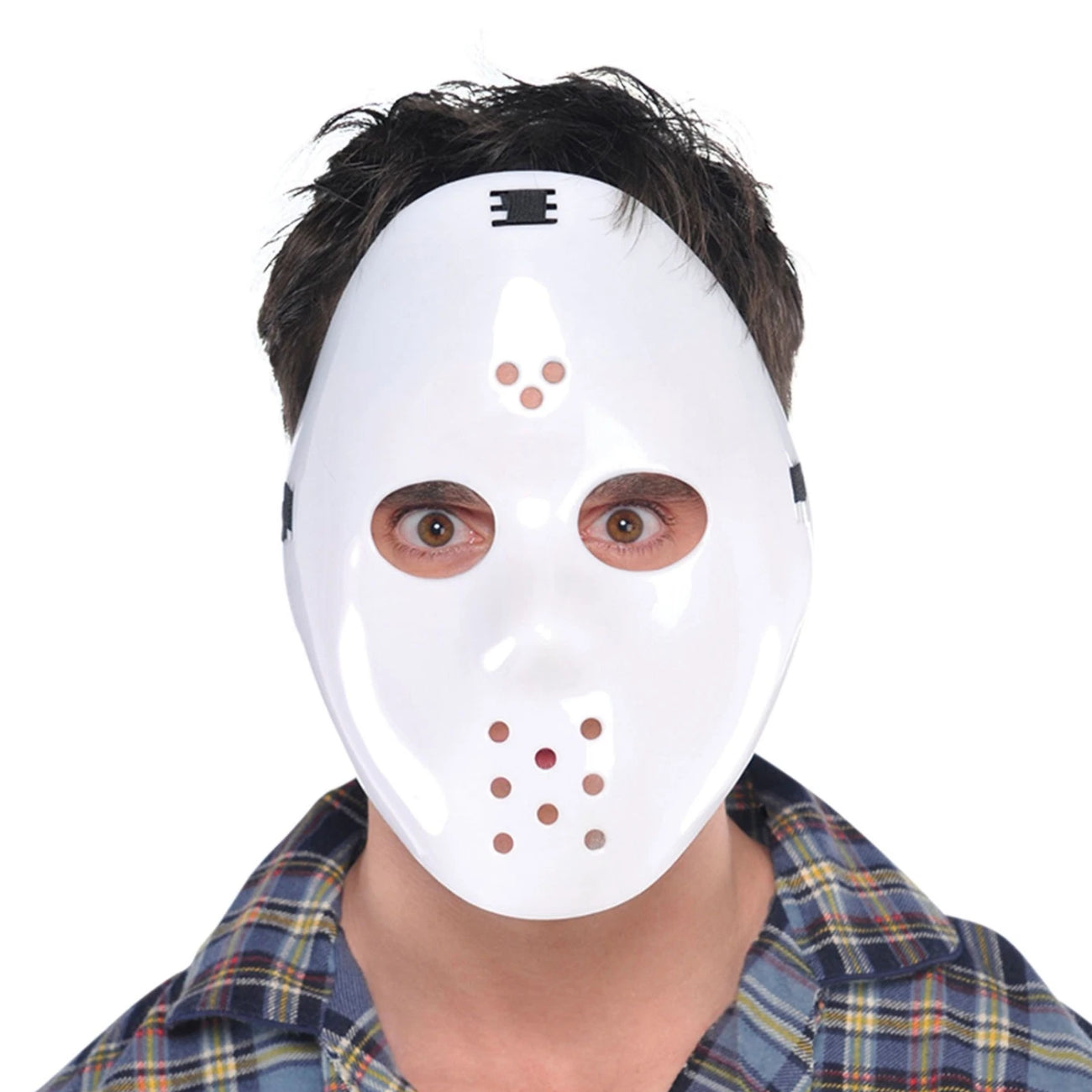 Jason Inspired White Hockey Mask