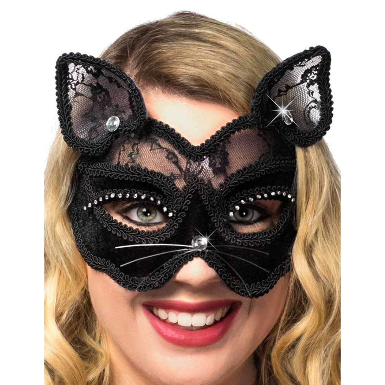 Lace Masquerade Cat Mask