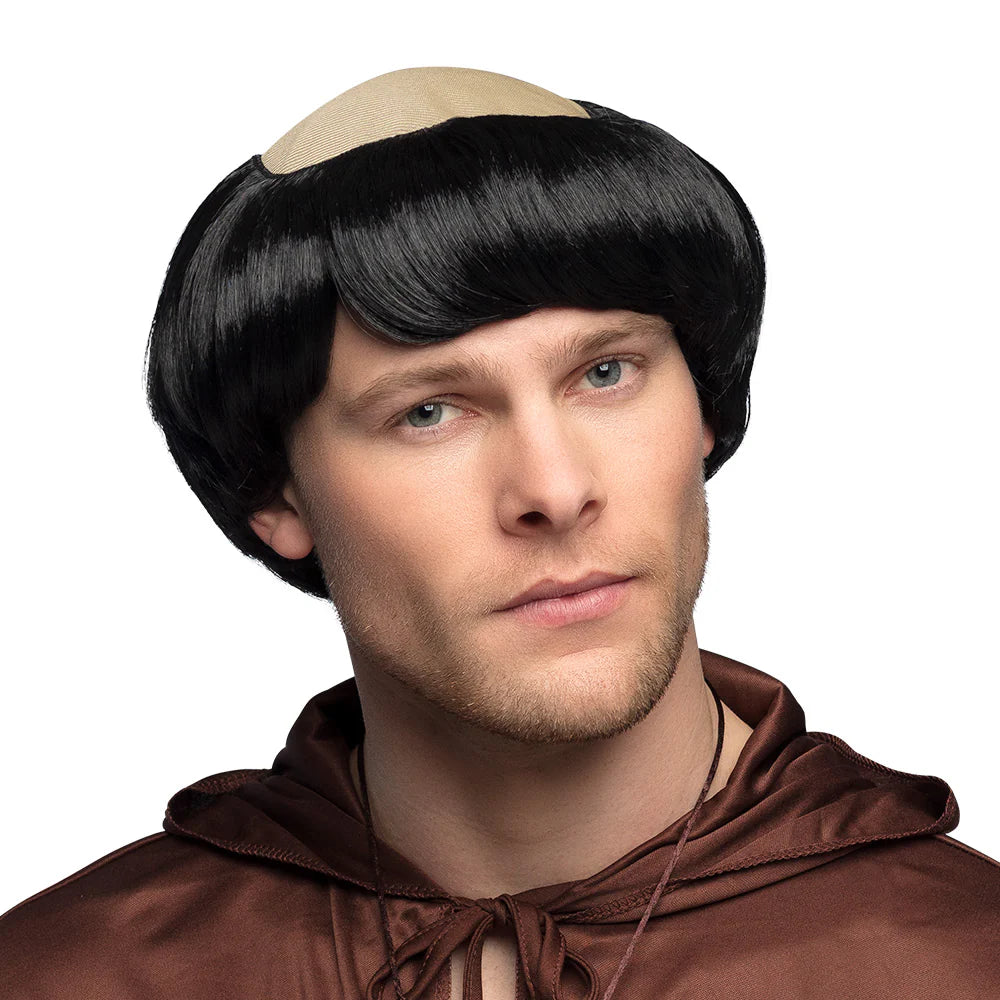 HENBRANDT Adult Friar Monk Bald Head Wig