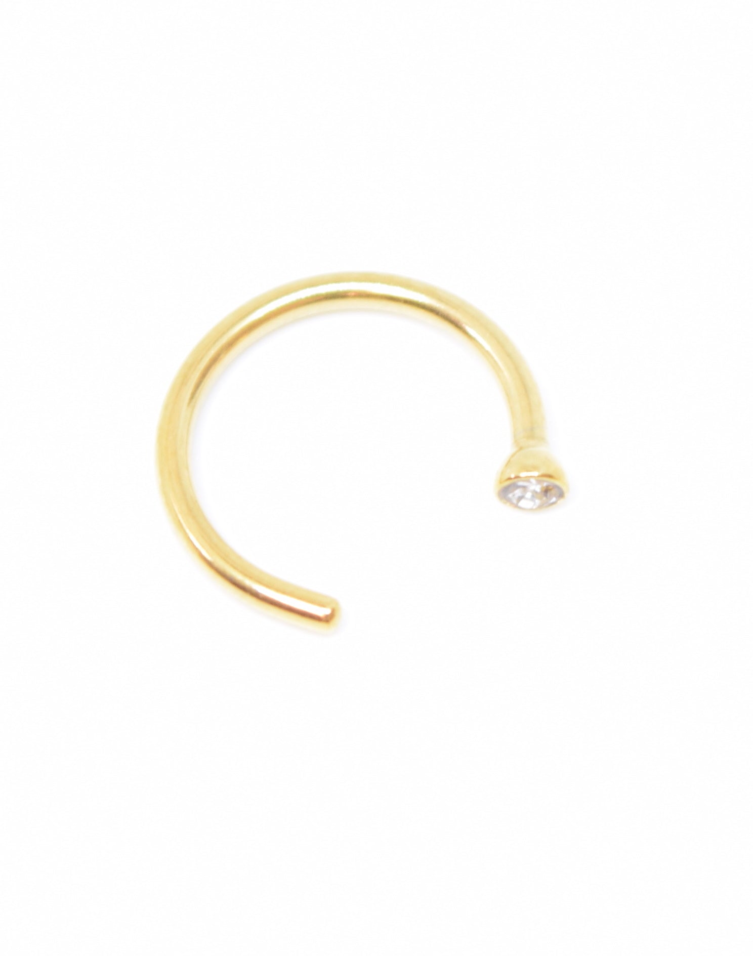 Floating Nose Ring : Silver/ Gold/ Black