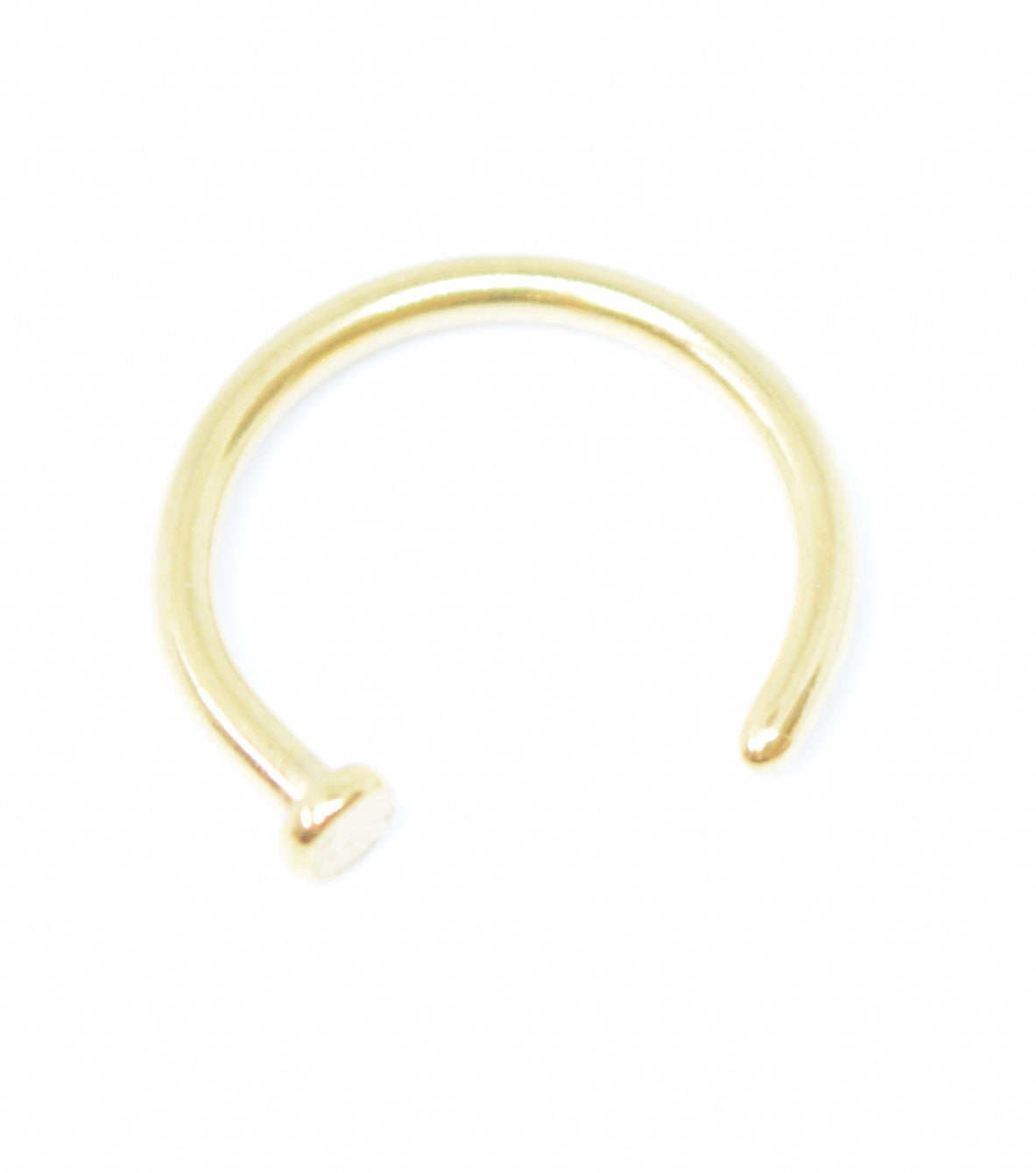 Single Nose ring : steel, gold or black