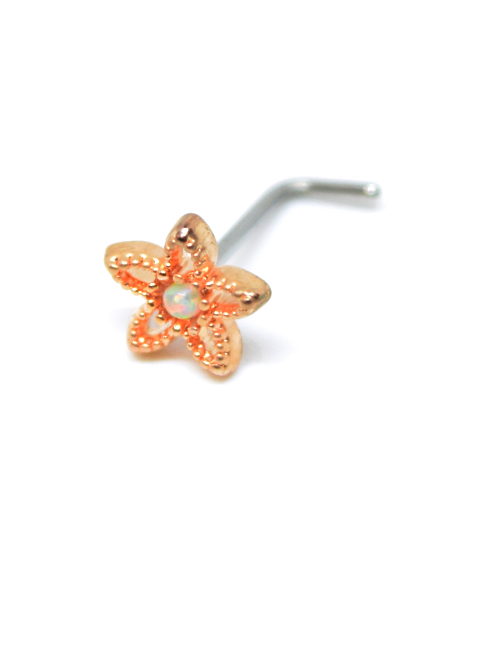 Elegant rose gold leaf