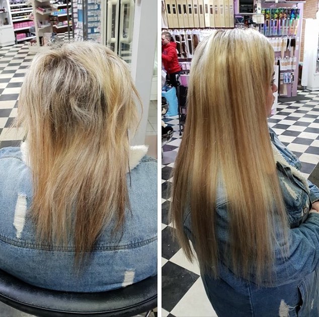 Hair fitting...just in time for Christmas and New Year