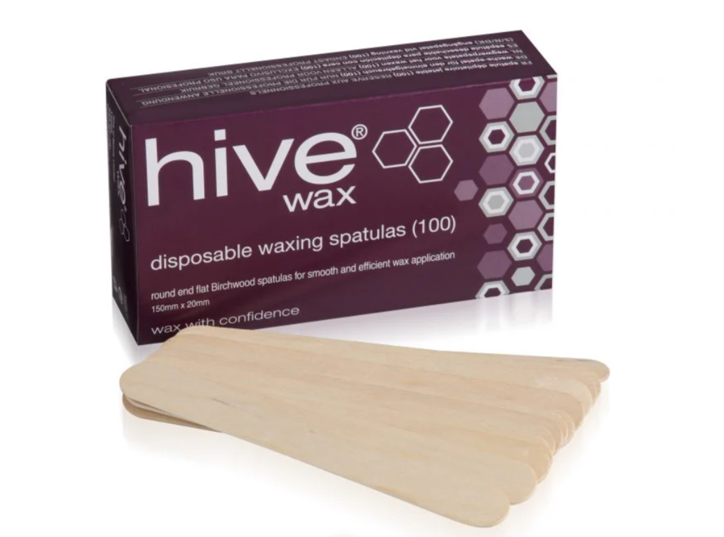 Box of Hive Wax Wooden Spatulas
