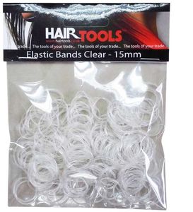 Hair Tools – Rubber Bands – Clear 300 pk