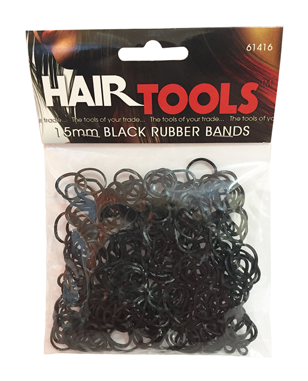 Hair Tools Rubber Bands Black or Clear 300pcs