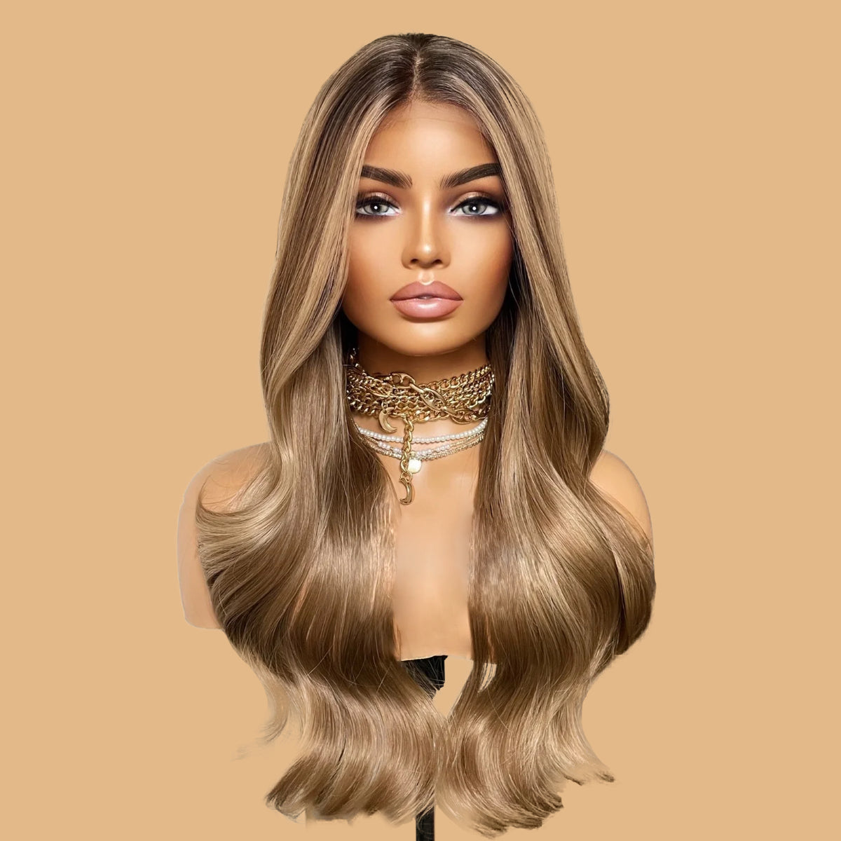 20" Human Lace Front Wig