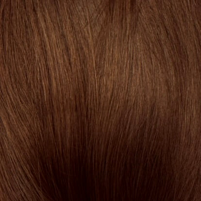 Close-up of brown hair texture