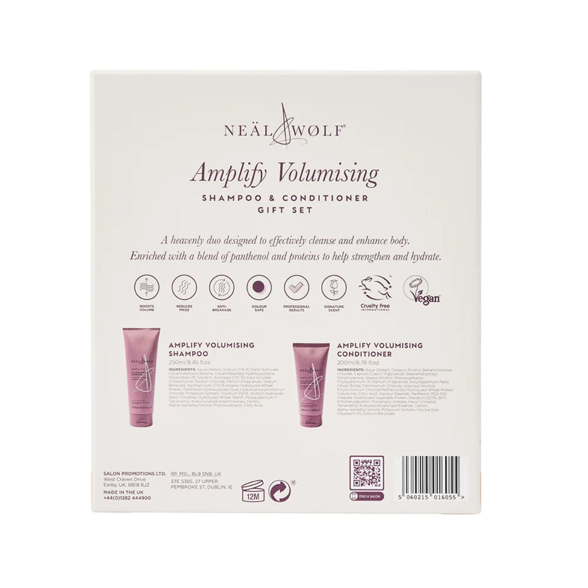 Neal & Wolf Amplify Collection Volumising Shampoo & Conditioner Gift Set