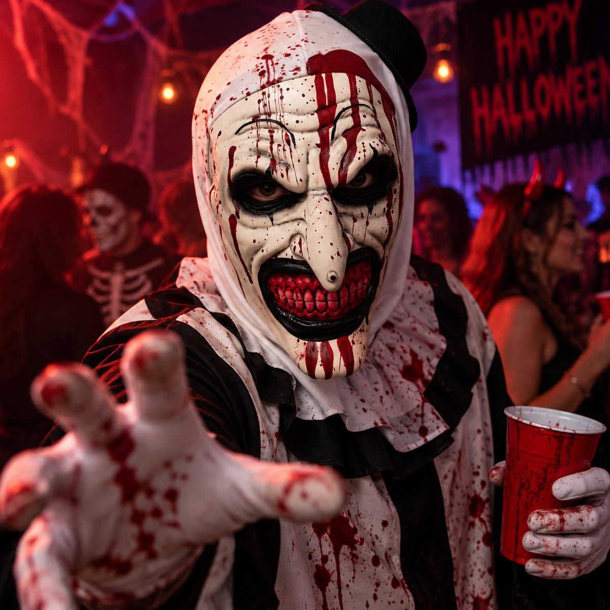 Art The Clown Latex Halloween Terrifier Mask