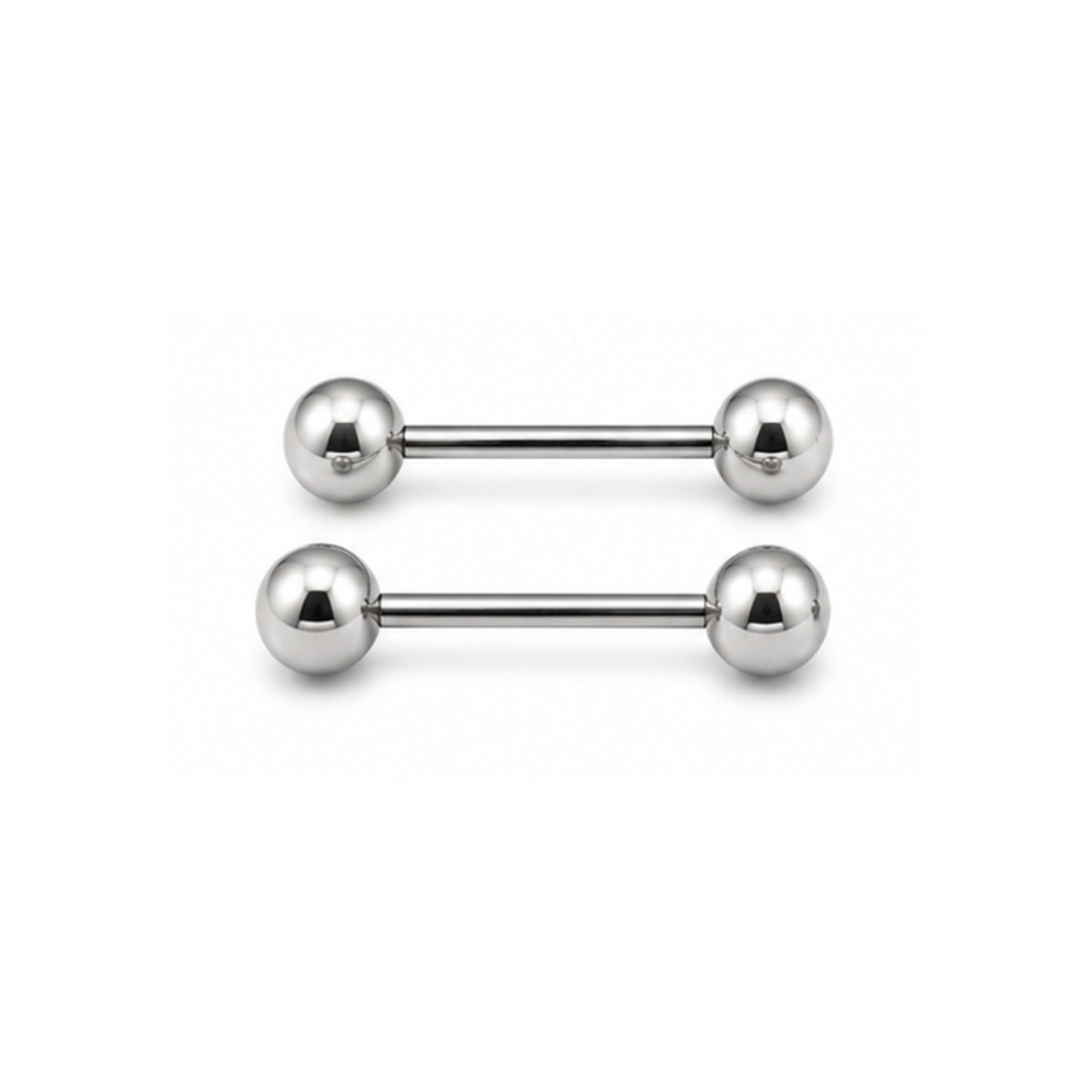 2 Pack Coloured Barbells 12mm & 14mm Tongue & Nipple  Bars