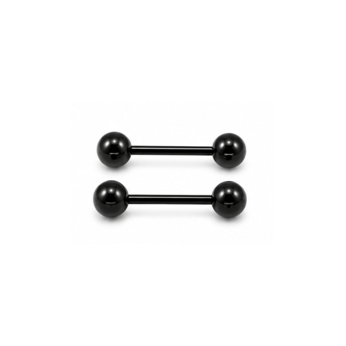 2 Pack Coloured Barbells 12mm & 14mm Tongue & Nipple  Bars