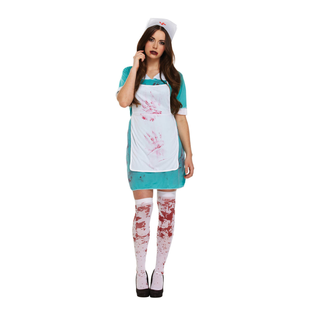 White Blood Splattered Stockings