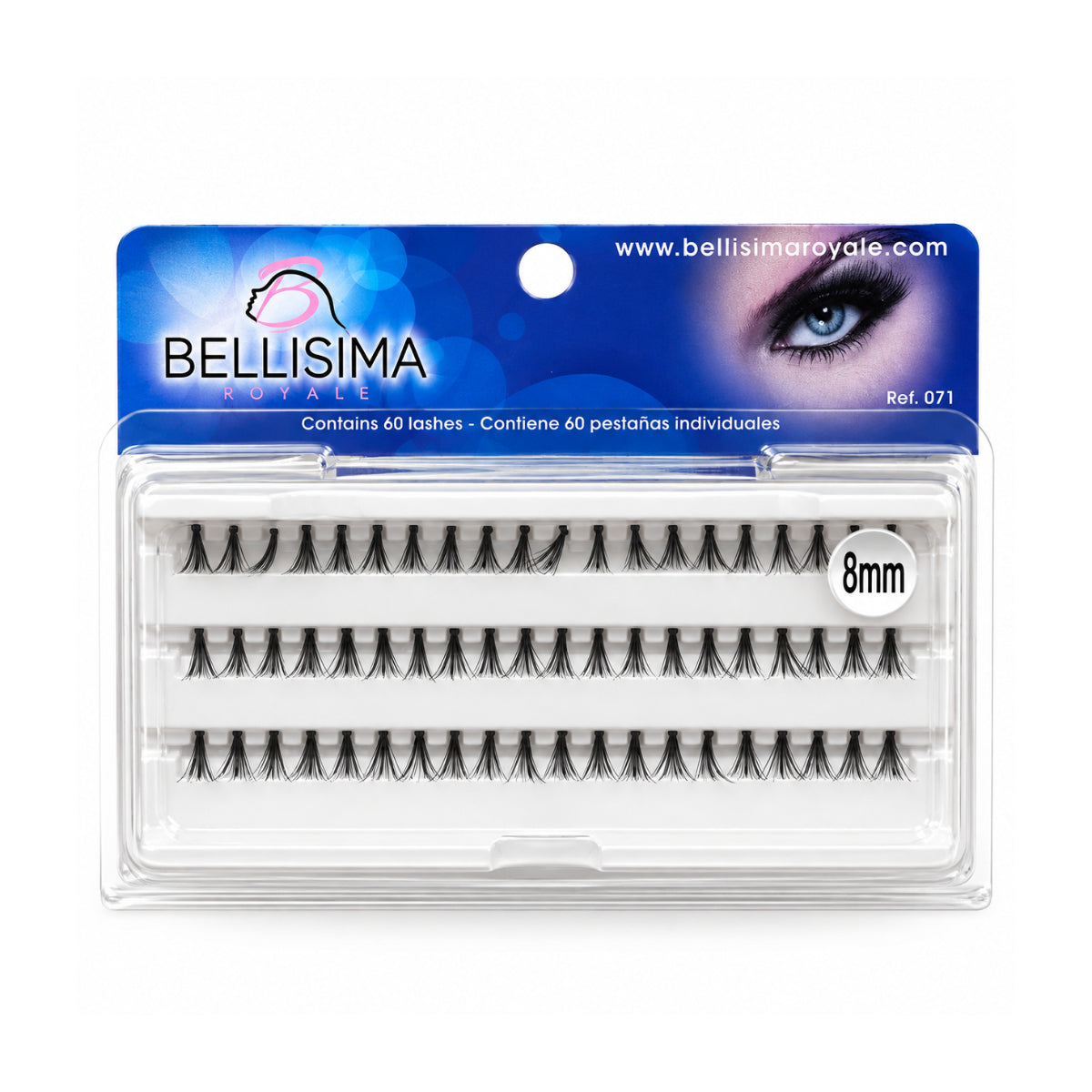 Bellisima Royale 8mm Cluster Lashes - 60 Lashes