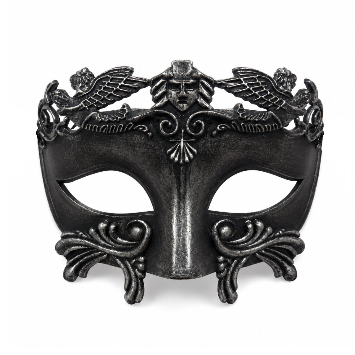 Black and Silver Ornate Mask