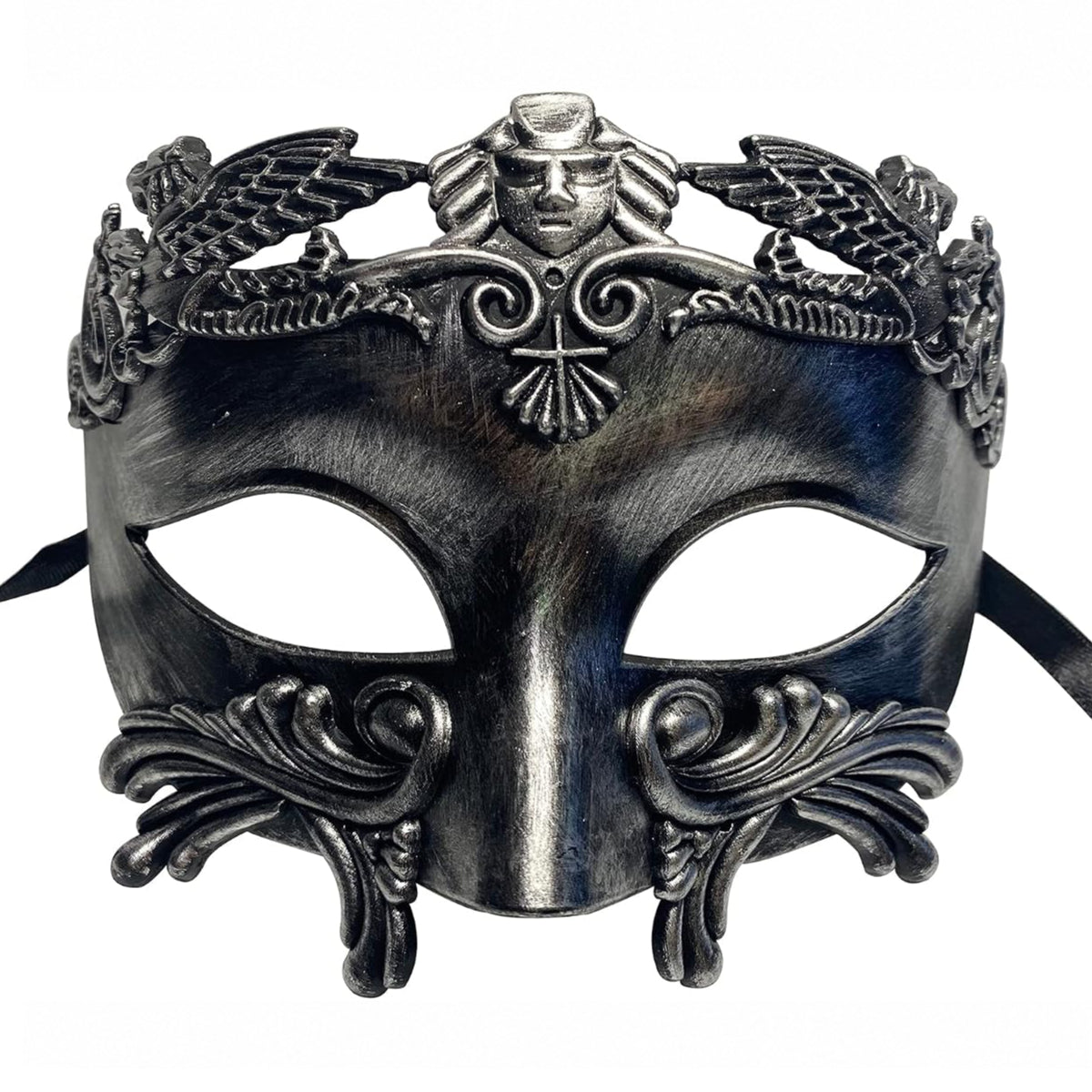 Black and Silver Ornate Mask