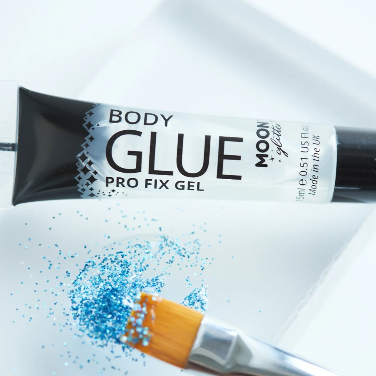 Smiffys Moon Glitter Body Glue Pro Fix Gel 15ml