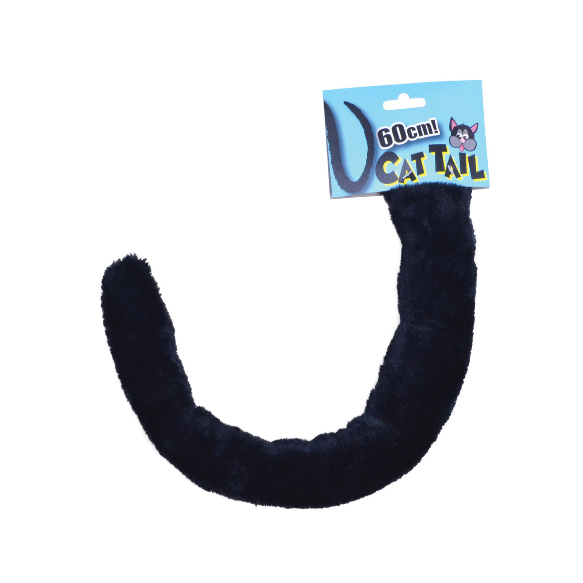 60cm Long Black Cat Tail
