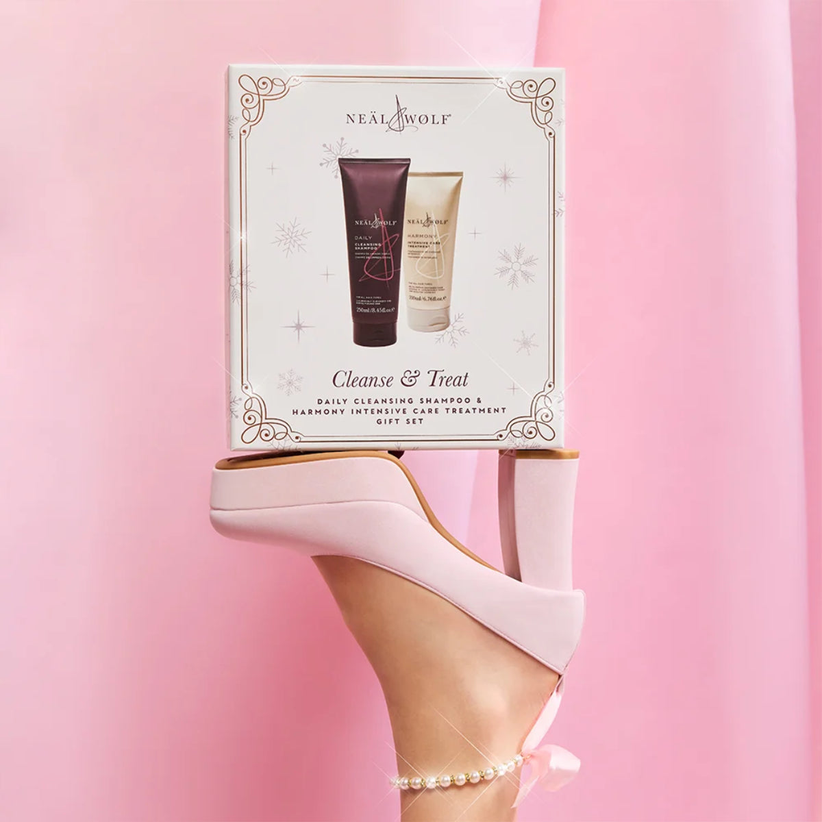 Neal & Wolf Cleanse & Treat Collection Daily Shampoo & Harmony Treatment Gift Set