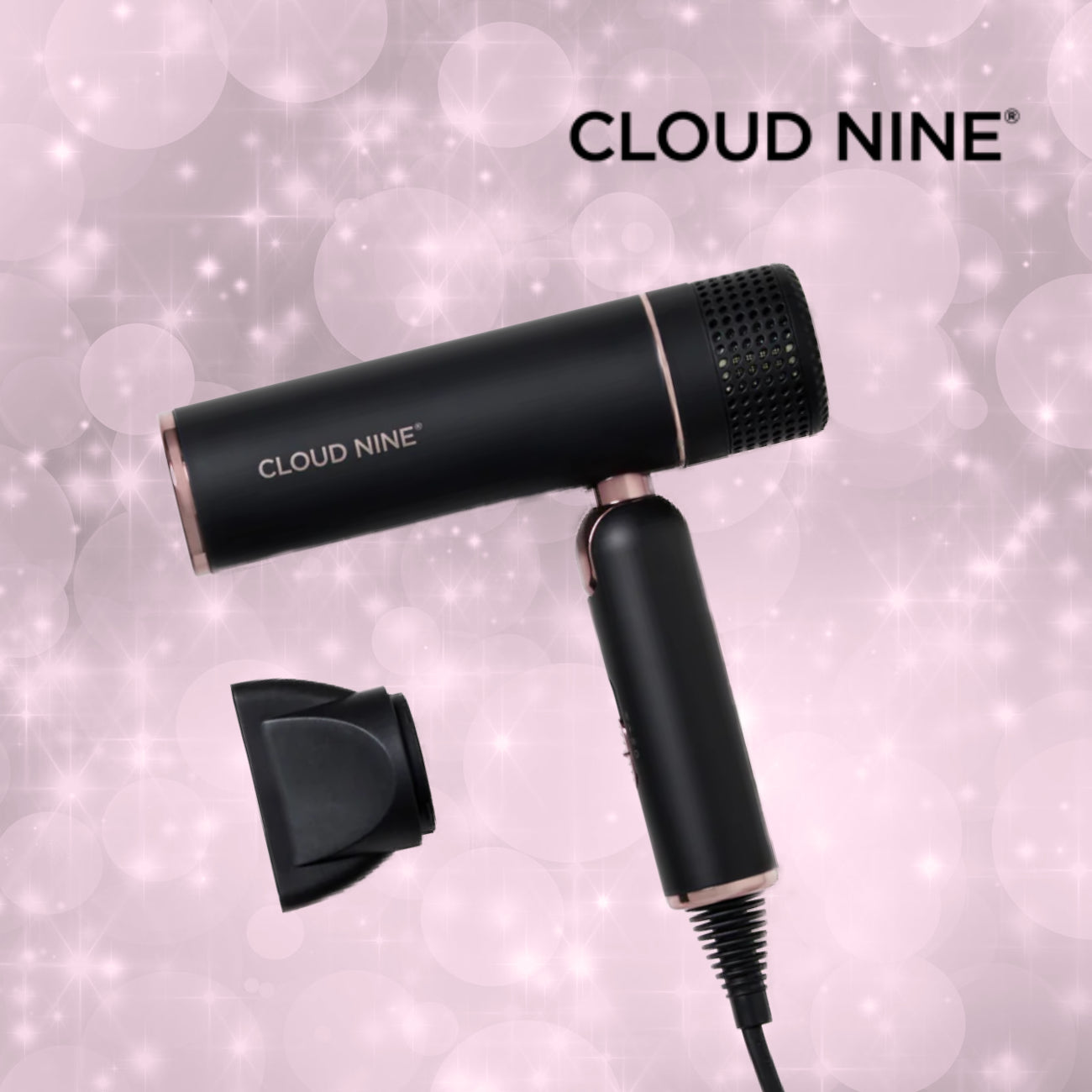 Cloud Nine Travel Hair Dryer in Case