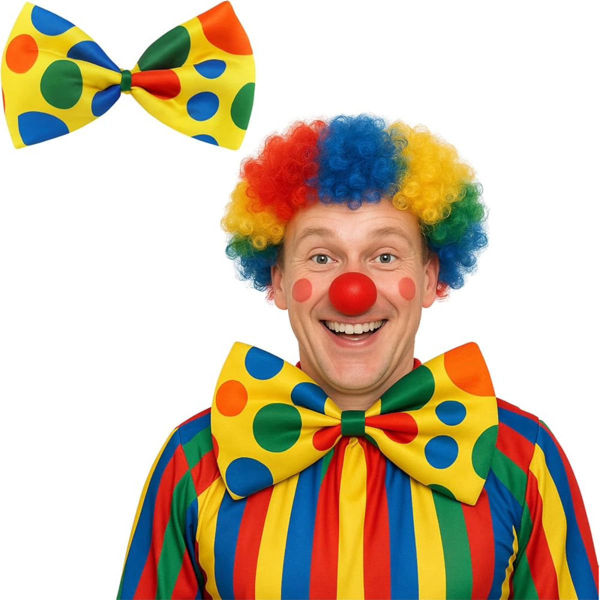 Spotty Clown Bow Tie