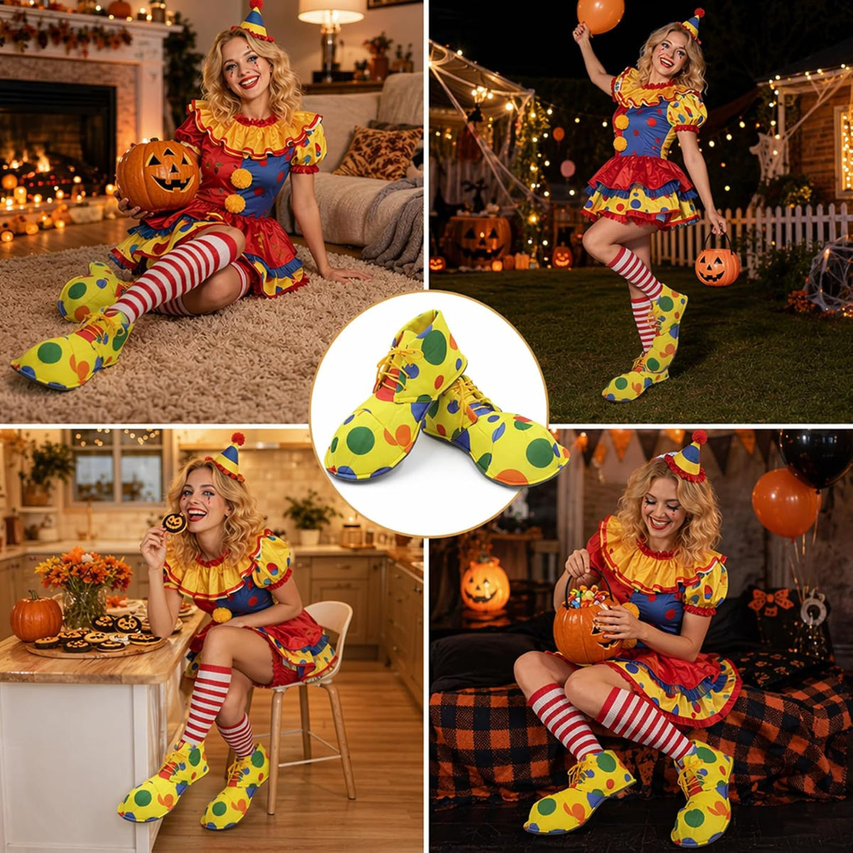 Spotty Clown Shoes