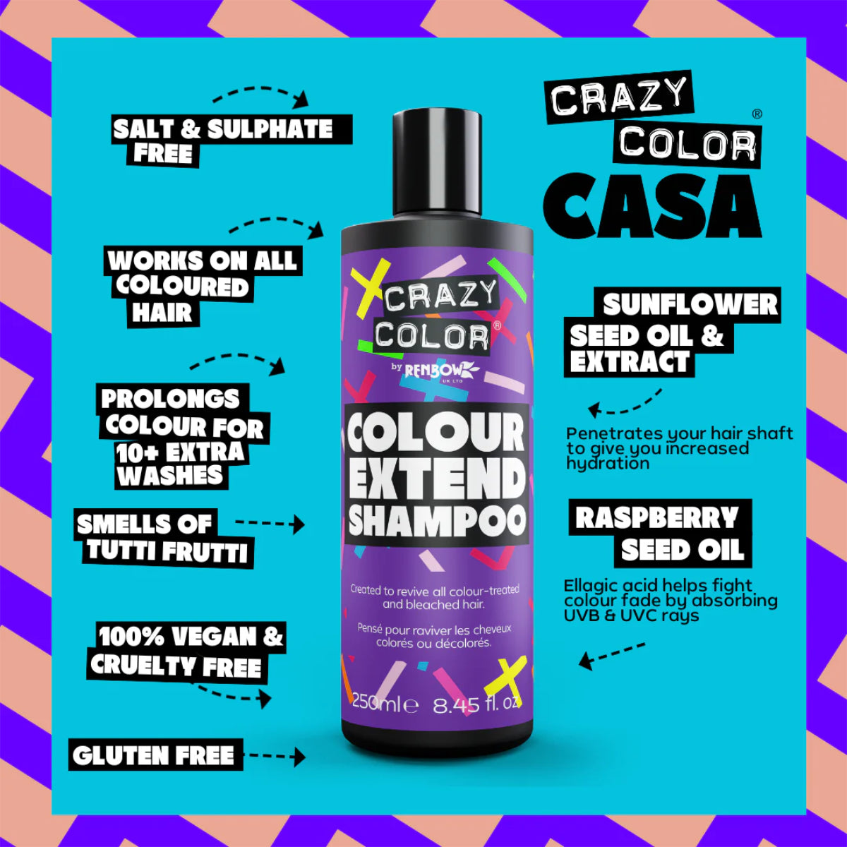 Crazy Color Colour Extend Shampoo 250ml