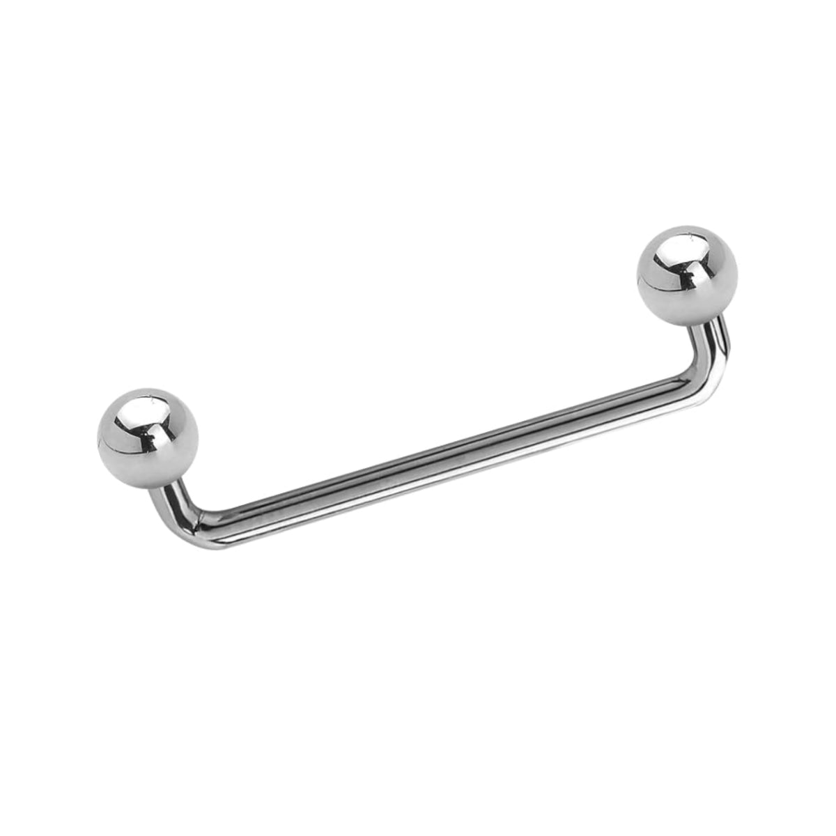 Silver Titanium Ball Surface Bar - Implant Grade Titanium 25mm