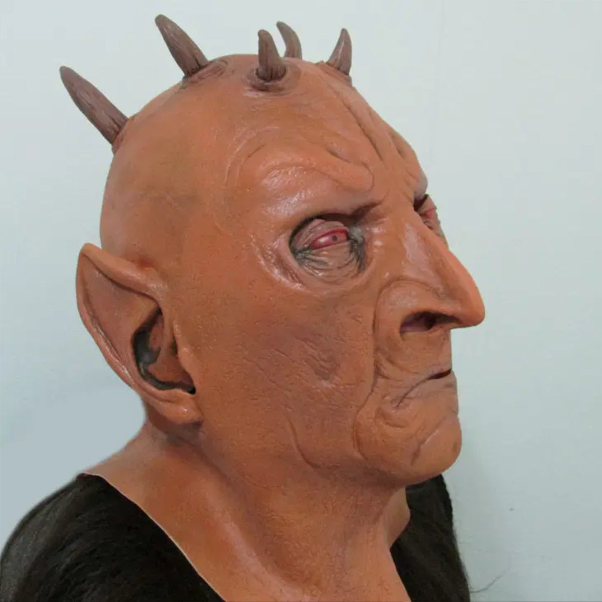 Devil Over the Head Latex Mask