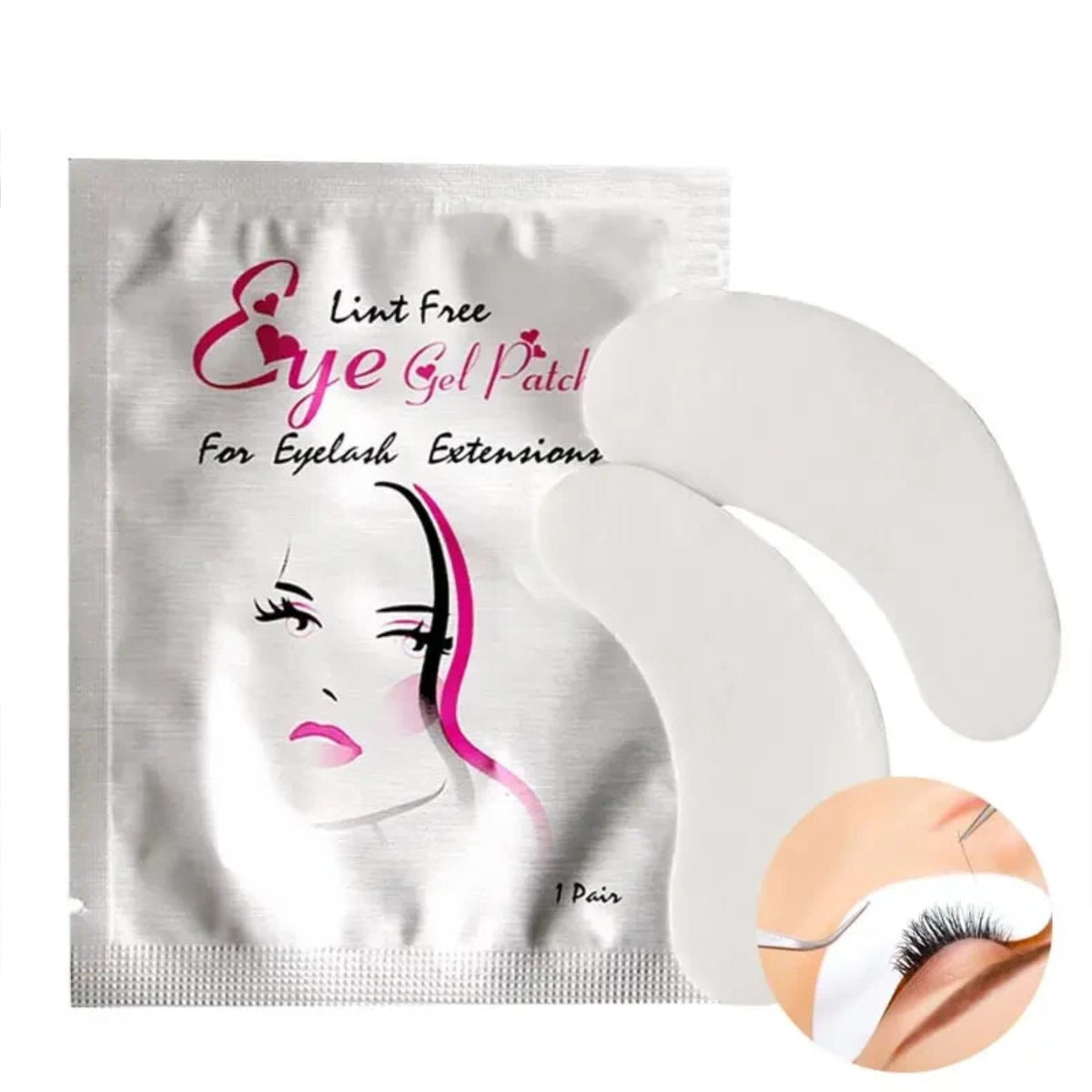 Lint Free Eye Gel Patch for Eyelash Extensions