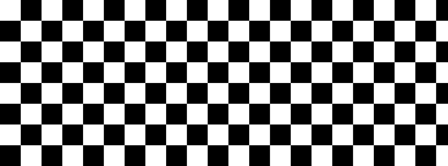 Black and white checkered pattern