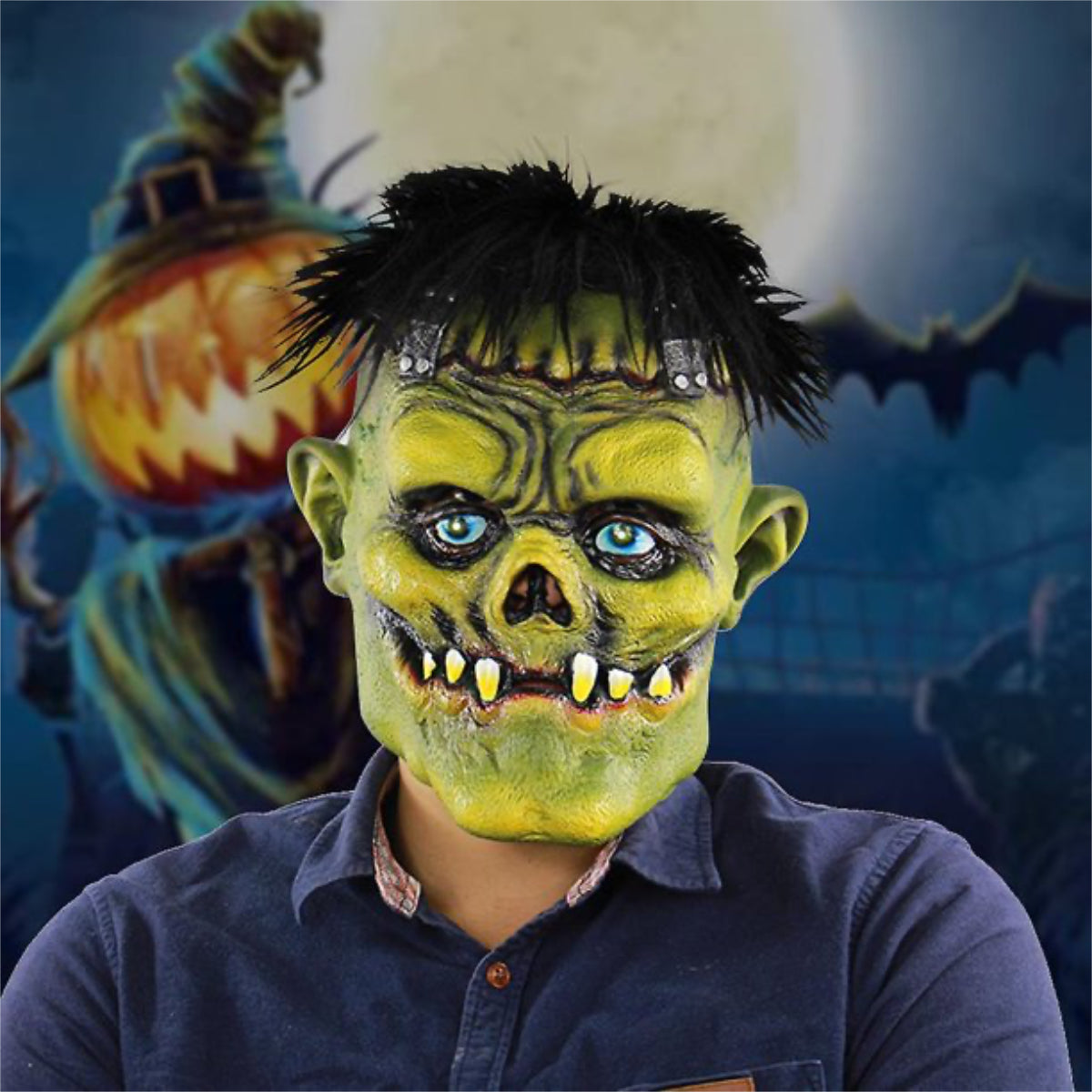 Scream Machine Frankenstein Mask & Glove Set