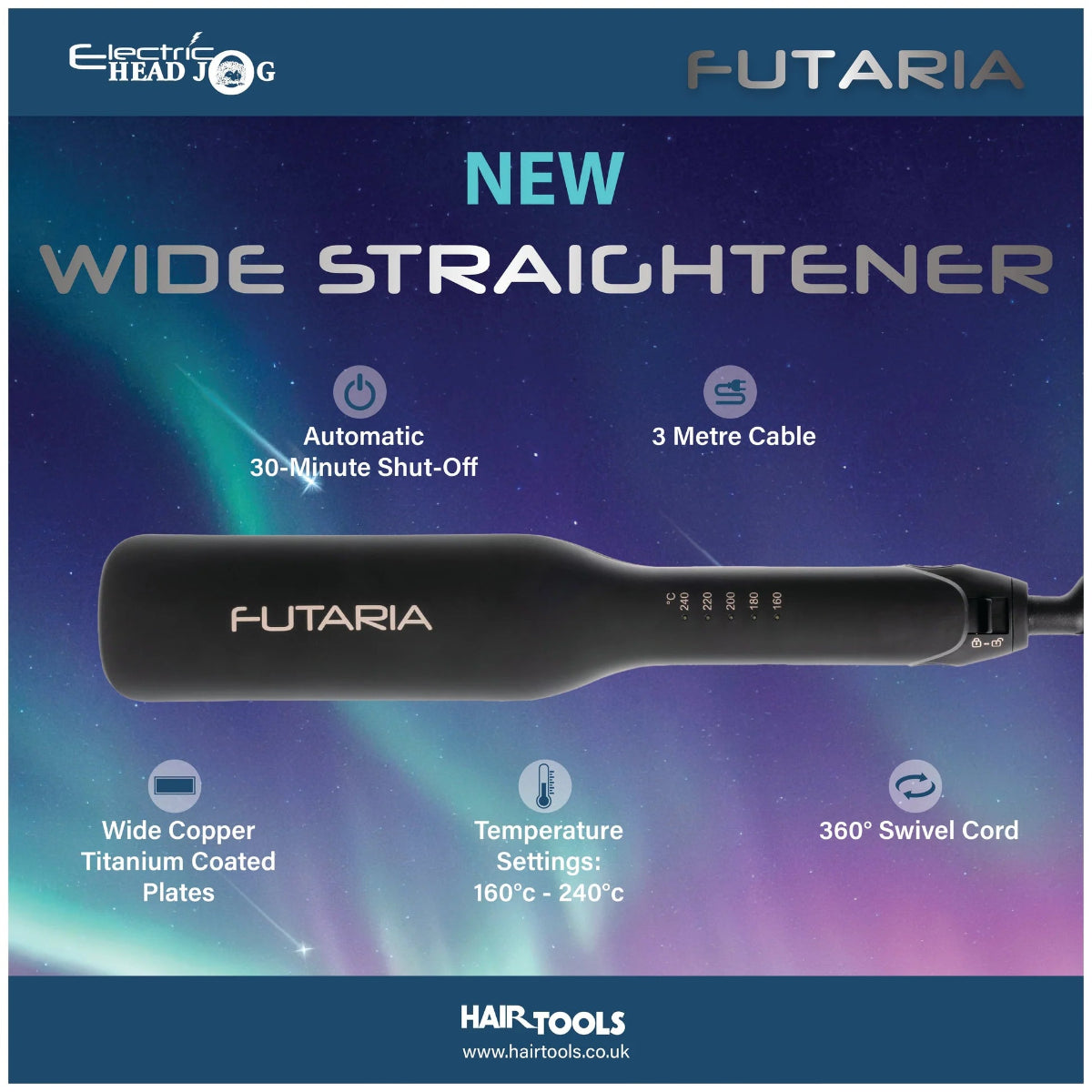 Head Jog Futaria Wide Straightener