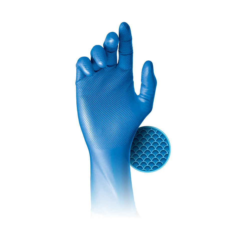 Grippaz Nitrile Gloves - Blue