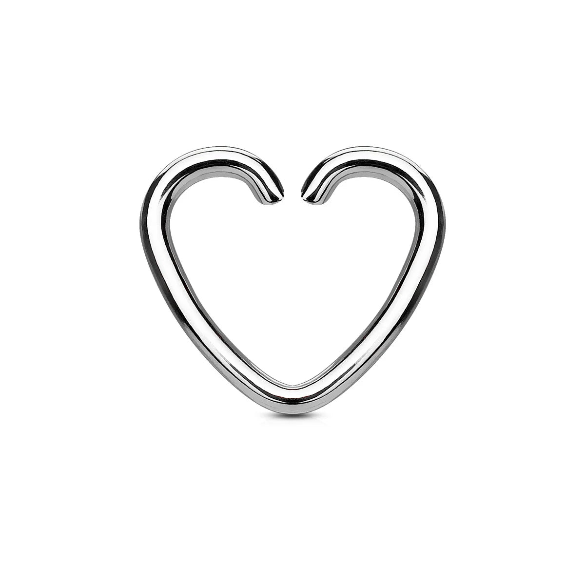Heart Shape Continuous Daith Ring 3 Pack