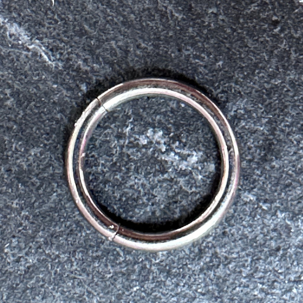 Titanium Hinge Ring 1.2mm 8mm