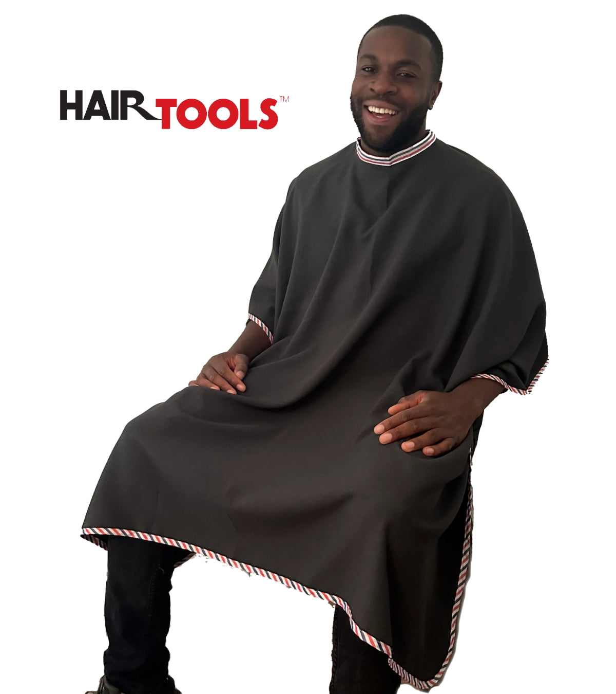Hair Tools Steel Grey Barber Gown