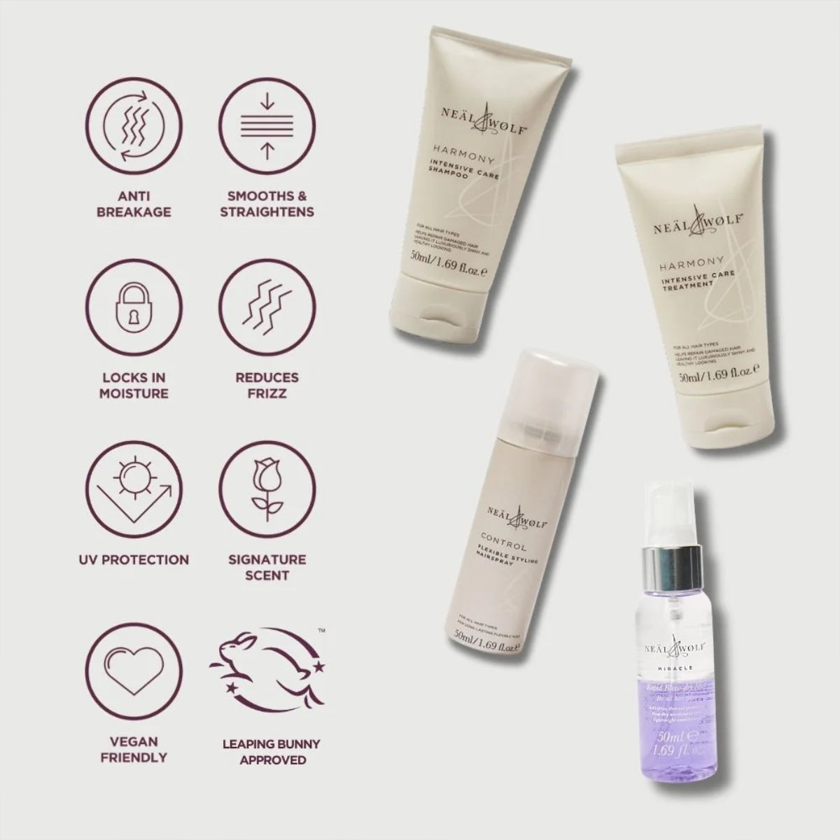 Harmony Neal & Wolf Mini Essentials Collection Gift Set
