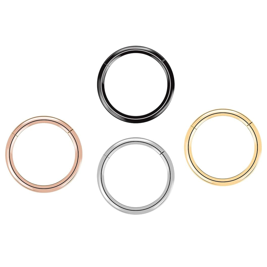 Titanium Hinge Ring - 8mm - Implant Grade