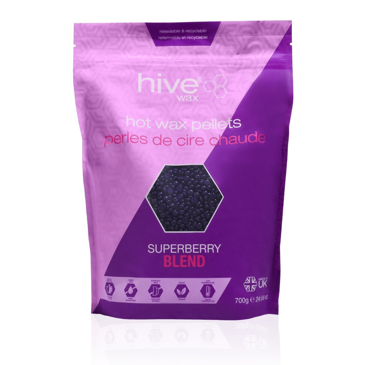 Hive Superberry Blend Hot Wax Pellets 700g Pouch