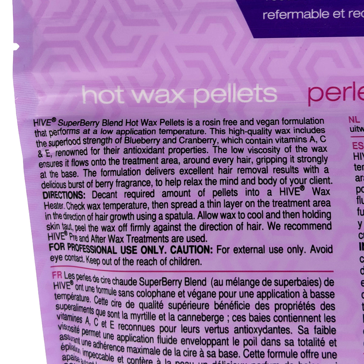 Hive Superberry Blend Hot Wax Pellets 700g Pouch