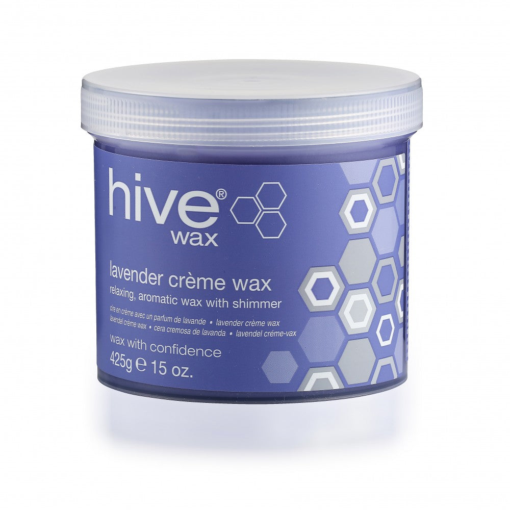 Jar of Hive Lavender Creme Wax on a white background
