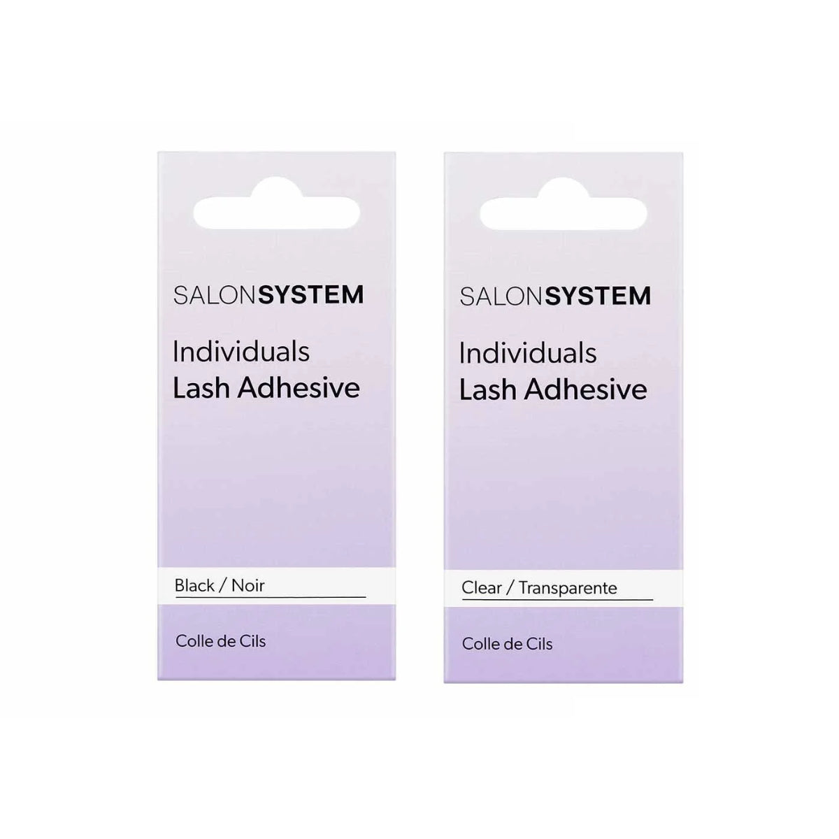 Salon System Individual Lash Adhesive 15ml Black or Clear