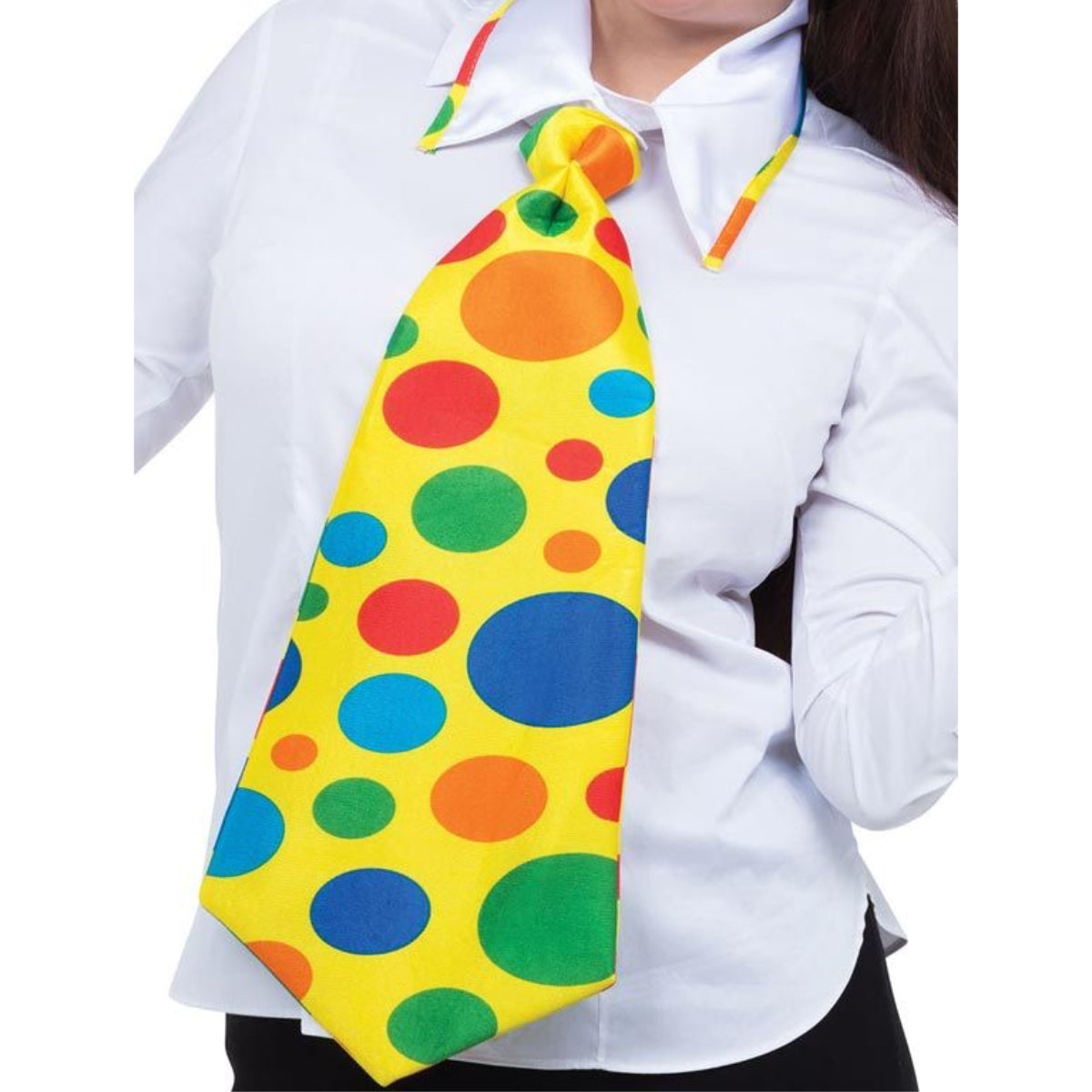 Spotty Long Clown Tie