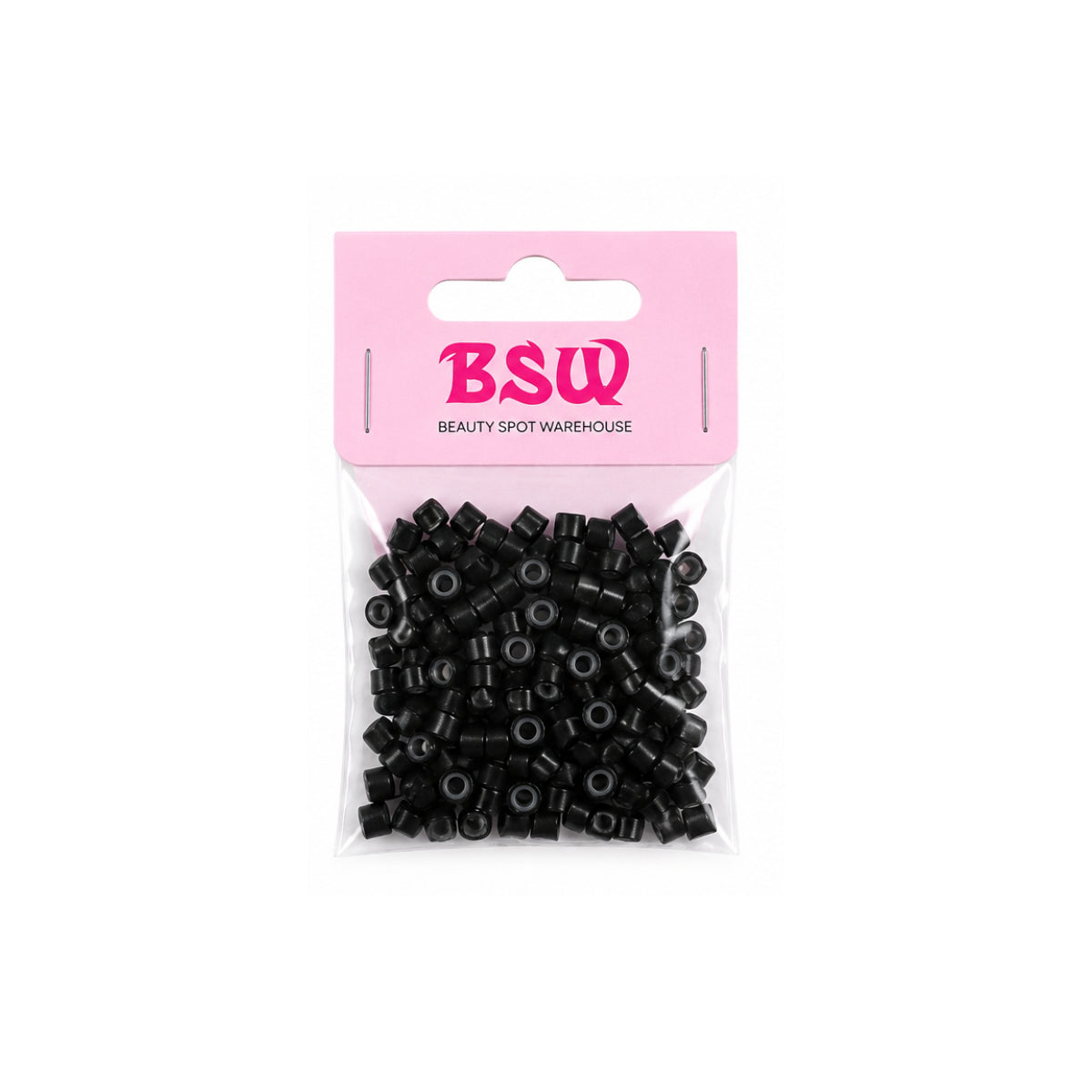 BSW Hair Micro Loop Beads Silicone Lined (200pk)