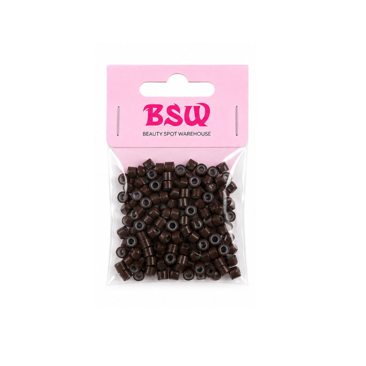 BSW Hair Micro Loop Beads Silicone Lined (200pk)